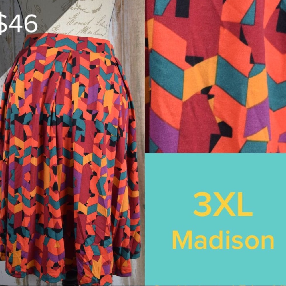 Lularoe 3XL Madison skirt